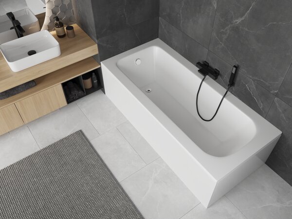 Mexen Vega vasca da bagno rettangolare 120 x 70 cm con pannello, bianca - 55011207000X