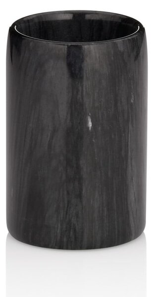 Tazza in marmo nero per spazzolini da denti Liron - Kela