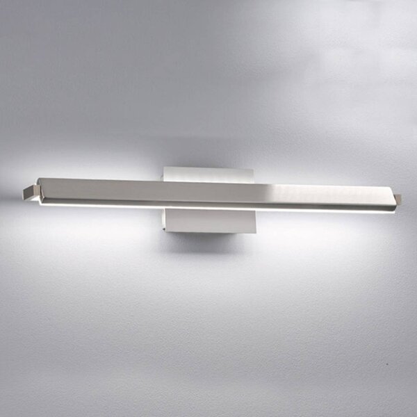 FISCHER & HONSEL Applique da parete a LED Pare TW, dimmerabile, Alluminio / Grigio / Zincato, Soggiorno / Sala da pranzo, Metallo, Moderno, Applique a LED
