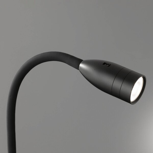FISCHER & HONSEL Applique da parete a LED Sten, dimmerabile, Nero, Soggiorno / Sala da pranzo, Metallo, Moderno, Applique a LED