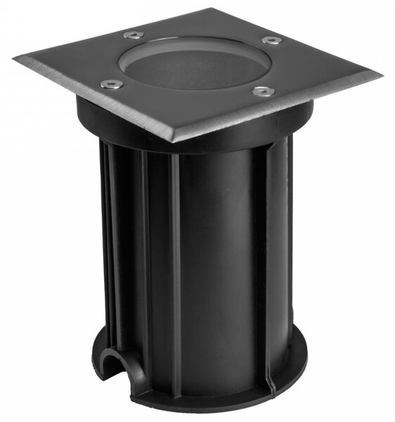 Lampada segnapasso da esterno LUKKA CONNECT 1xGU10/4W/230V IP67 cromo opaco quadrato