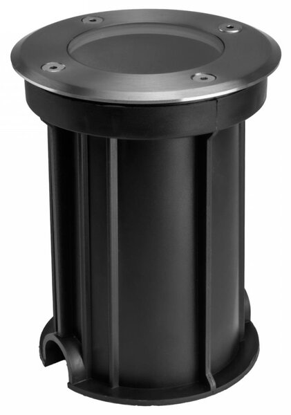 Lampada segnapasso da esterno LUKKA CONNECT 1xGU10/4W/230V IP67 cromo opaco arrotondato