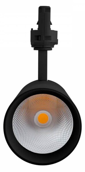 Faro LED 42W per Binario Trifase, 38° + 60° Nero, PHILIPX Xitanium CRI92 Colore Bianco Naturale 4.000K