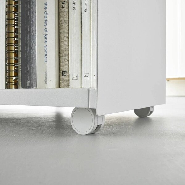Carrello portaoggetti bianco in metallo 60x59x35 cm Tower – YAMAZAKI