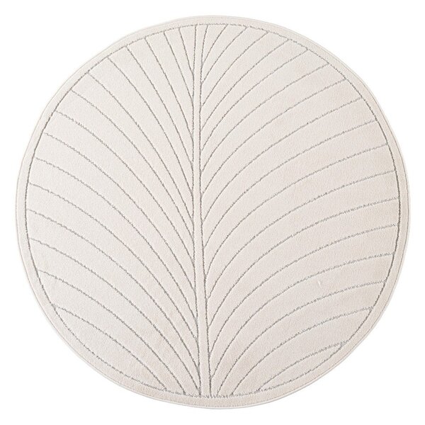 Tappeto da interno/esterno rotondo color crema ø 160 cm Nova 1204 – Ayyildiz Carpets