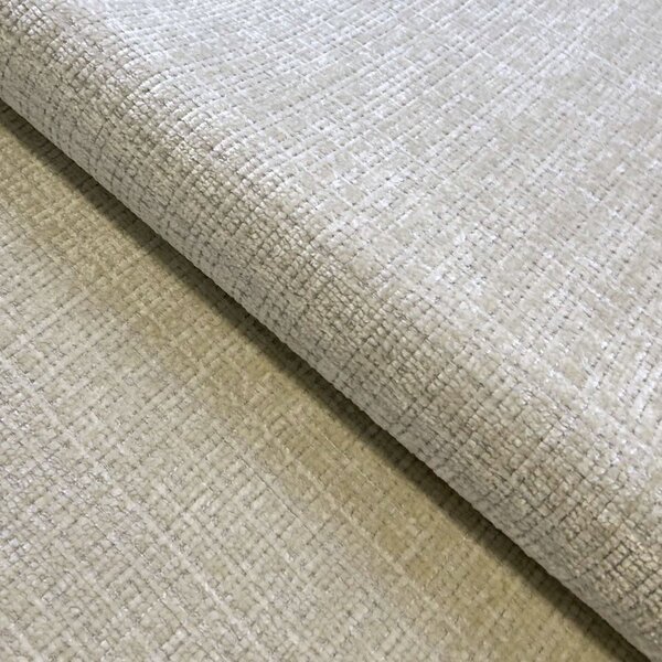 Divano angolare beige (con penisola a sinistra/a L) con rivestimento in ciniglia Mauris – Ropez