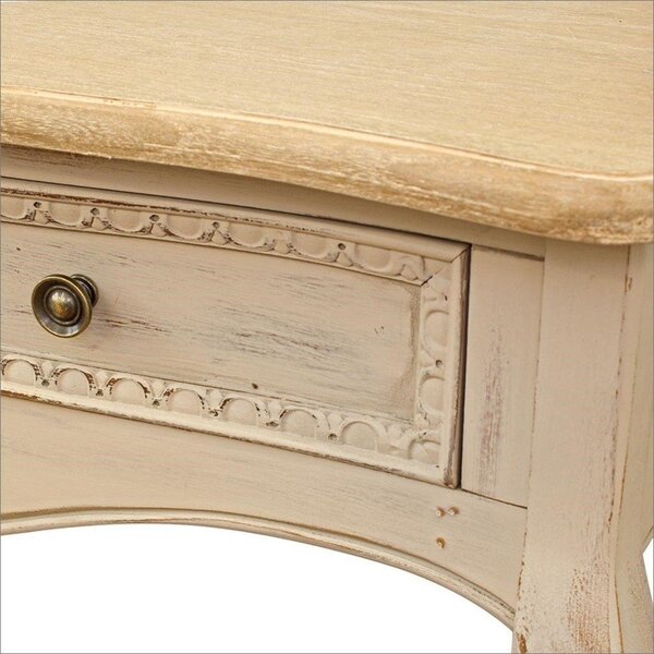 Tavolo consolle color crema 40x90 cm Clarisse – Bizzotto