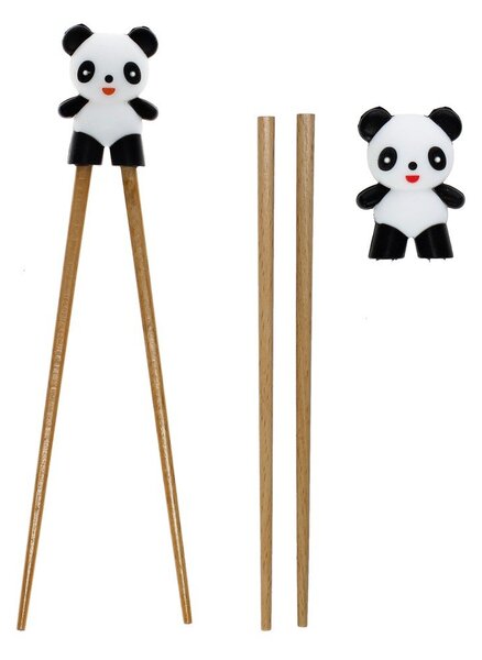 Bacchette da allenamento per bambini di colore naturale in legno Panda – Rex London