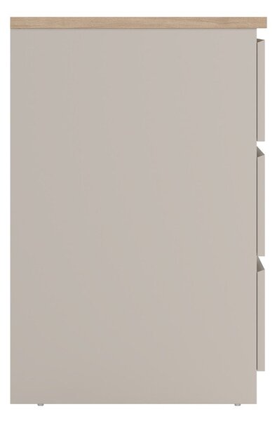 Cassettiera color crema 77x76x50 cm Naia – Tvilum