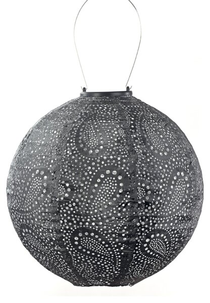 LUMIZ Illuminazione da giardino - Luci da esterno - Paisley rotondo - 30cm - Grigio scuro
