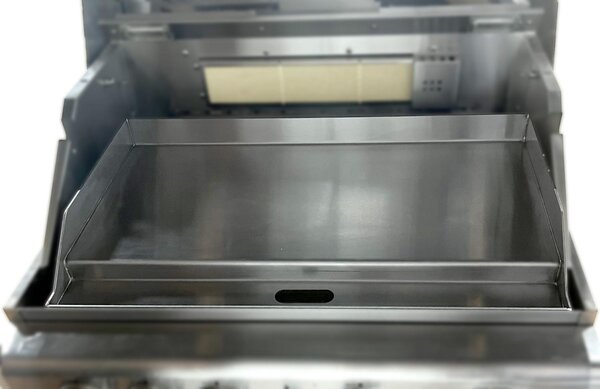 ALLGRILL Piastra grill in acciaio inox - Modulo dimensione M Superficie di cottura 55 x 35 cm 88300