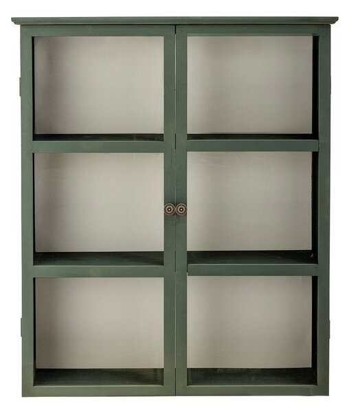 Vetrina grigia in abete massiccio da appendere 85x100x25 cm Tone – Bloomingville