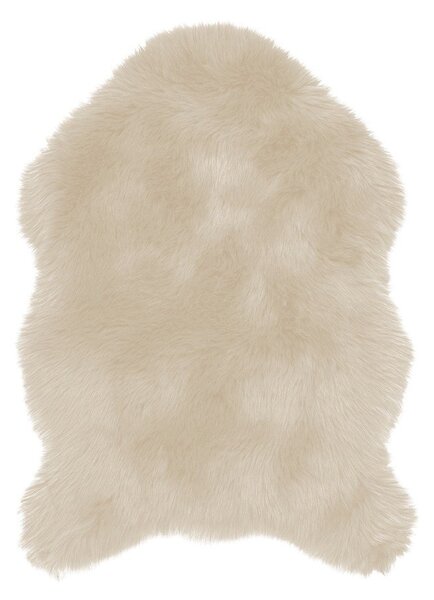 Ecopelliccia beige Montone, 60 x 90 cm - Tiseco Home Studio