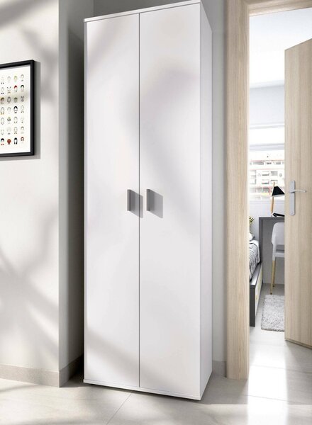 Armadio bianco ante battenti 61x190h cm - Apro