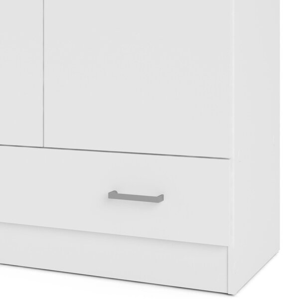 Armadio bianco con cassetto 79x170h cm - Amylya