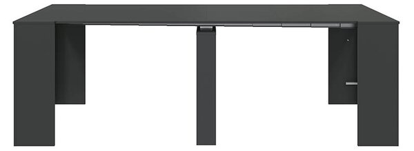 Consolle allungabile elegante 4-10 posti antracite - Abicitren