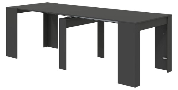 Consolle allungabile elegante 4-10 posti antracite - Abicitren