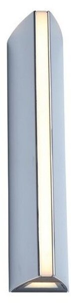 Applique da esterno a LED in alluminio LEO cromato 30x6,5 cm Lutec 5192701118 Eco-Light