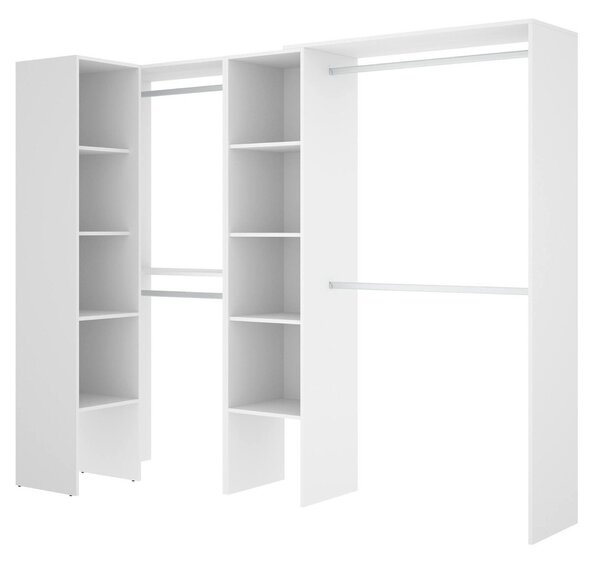 Guardaroba grande classico bianco 228x187h cm - Antilope