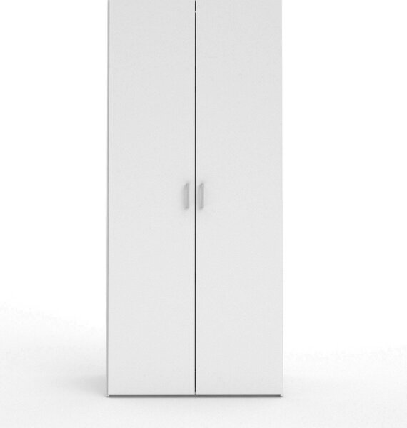 Guardaroba 2 ante\ bianco camera da letto 77x175h cm - Alibabba