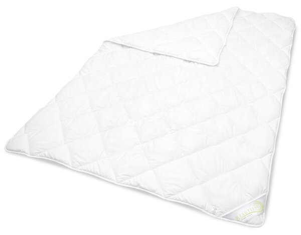 Beautissu BeauNuit MD, copripiumino matrimoniale, 135x200 + 80x80 cm, bianco, con federa inclusa