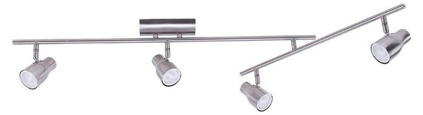 Elegante plafoniera con faretti mobili