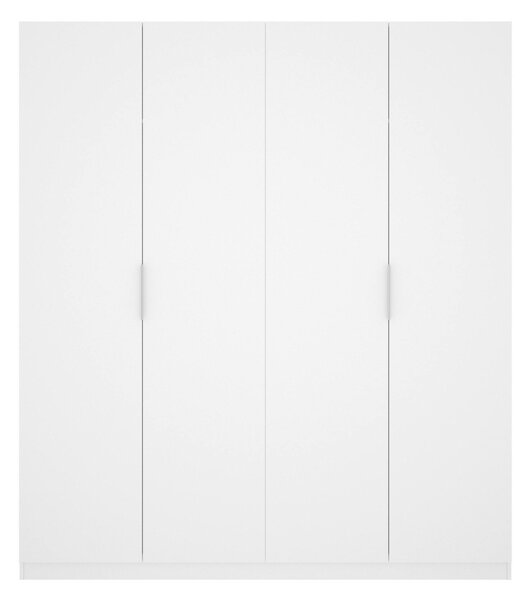 Guardaroba 4 ante bianco lucido 180x204h cm - Iuventas