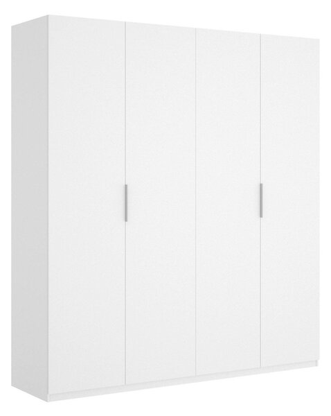 Guardaroba 4 ante bianco lucido 180x204h cm - Iuventas