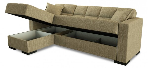 Divano letto design beige 227x150cm - Armadillo