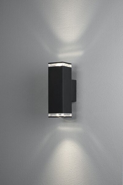 Applique Pollux 2xGU10 nero