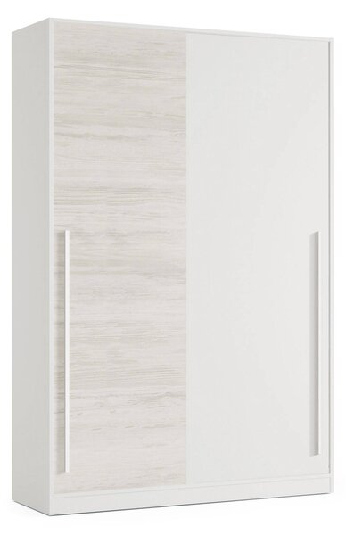 Guardaroba con ripiani regolabili bianco anticato 120x200h cm - Aristode