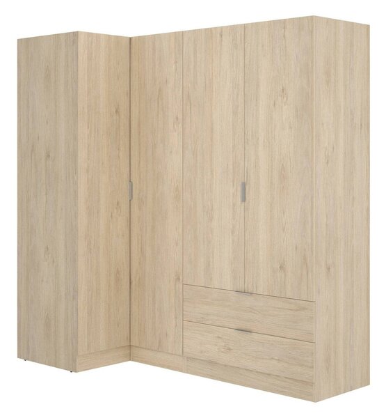 Guardaroba angolare moderno rovere 173x184h cm - Efesto