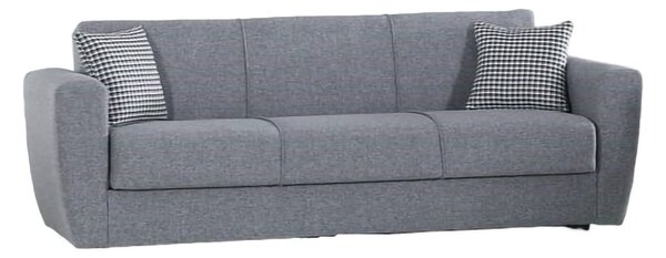 Divano letto matrimoniale grigio 223x80cm - Nox