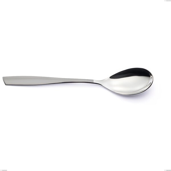 Cucchiaio da servizio Eleven Twin, acciaio 18.10 aisi 304 lucida con manici satinati, lunghezza 253 mm