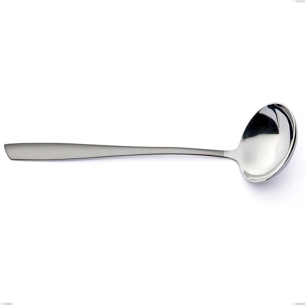 Mestolo Eleven Twin, acciaio 18.10 aisi 304 lucida con manici satinati, lunghezza 302 mm