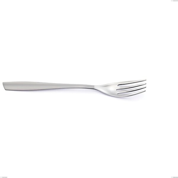 Forchetta tavola Eleven Twin, acciaio 18.10 aisi 304 lucida con manici satinati, lunghezza 220 mm