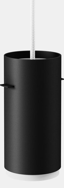 Lampada a sospensione Moebe, Tube, dimmerabile, Nero, Soggiorno, Alluminio, Design