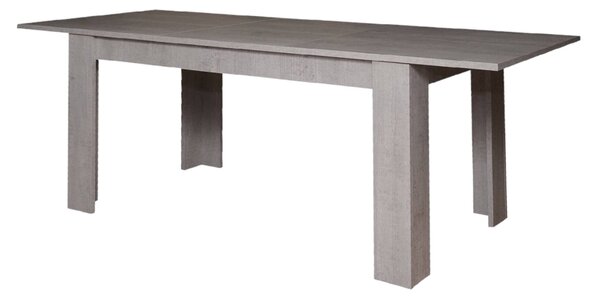 Tavolo allungabile 8-10 posti 160/220x88cm cemento - Artino