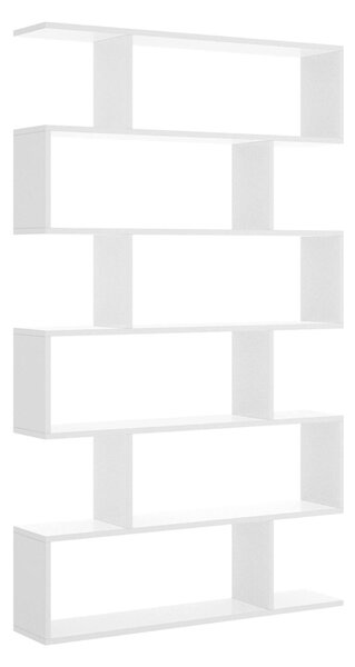 Libreria moderna bianca lucida 80x190h cm - As