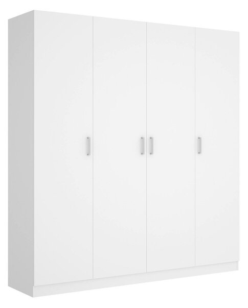 Guardaroba grande con ripiani regolabili bianco 200x215h cm - Persefone