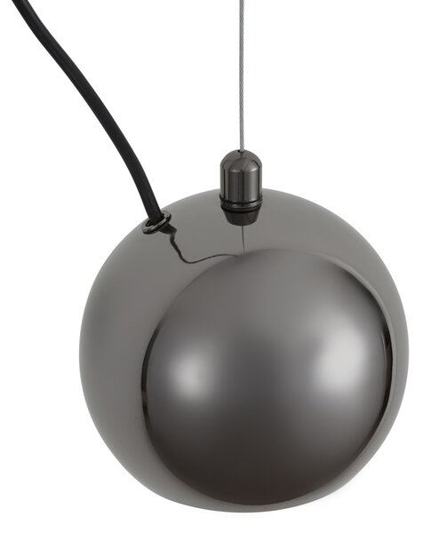 Lampada a sospensione di design cromo scuro per sistema a binario monofase - Slimline Sara