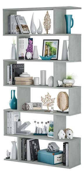 Libreria in legno cemento 80x192h cm - Ataman