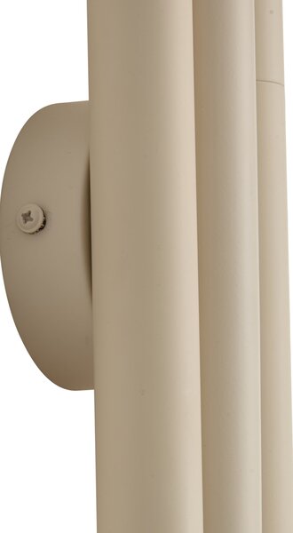 Applique retrò beige 3 luci - Pipes