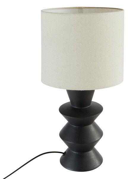 Lampada da tavolo con base in Vetroceramica, modello YULIA, altezza 40 cm