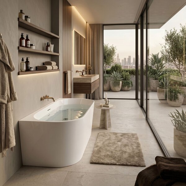 Vasca Bagno A Parete CAPRI 170cm