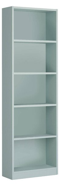 Libreria in legno verde acqua 52x180h cm - Artico