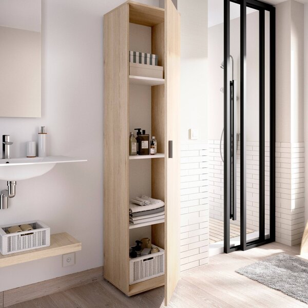 Armadio legno bagno 39x190h cm - Arrow