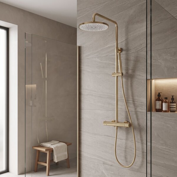 Soffione doccia rotondo REA JS-021 Gold