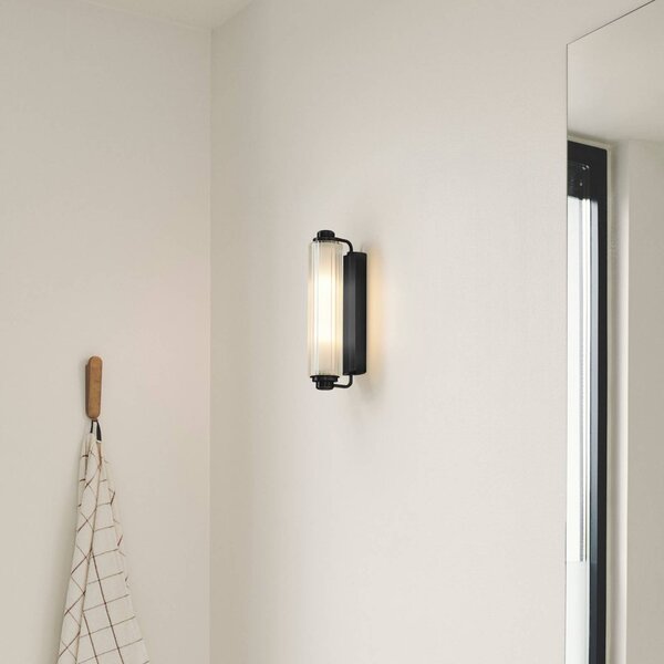 Nordlux Applique da parete Nimal Double, dimmerabile, Nero, Bagno, Plastica, Applique