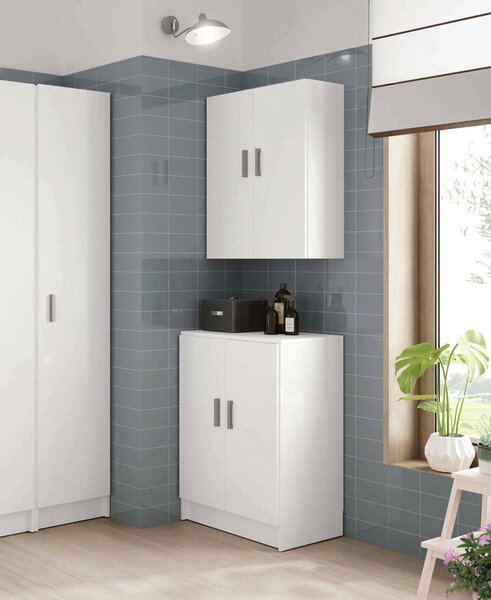 Armadio bianco salvaspazio 59x80h cm - Pan